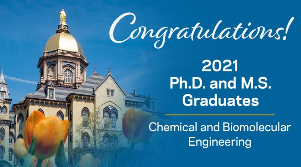 Congratulations 2021 Ph.D. and M.S. graduates